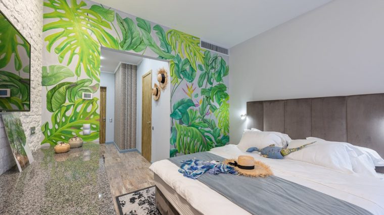 Papier peint feuillage est la touche naturelle pour un intérieur moderne